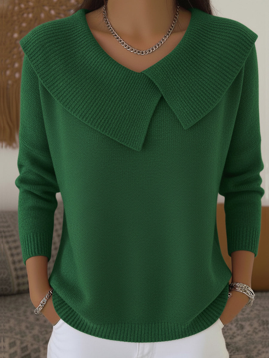 Soledad | Jersey cálido con cuello vuelto