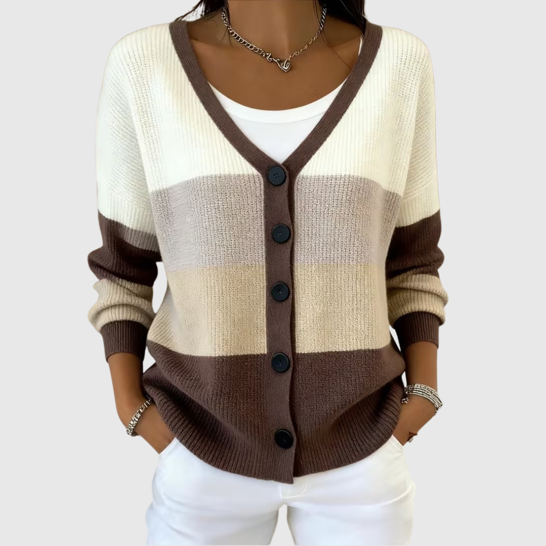 Felicia | Chaqueta de punto con botones delanteros