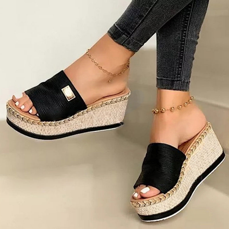 Élise | Sandalias de plataforma elegantes