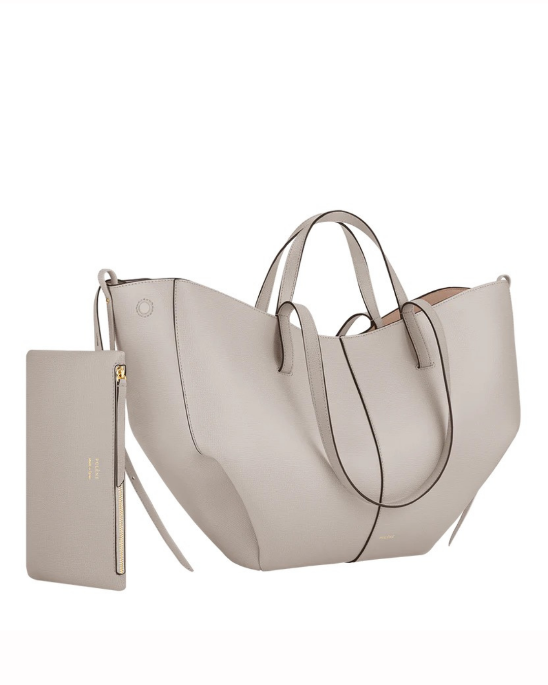 Bolso para mujer de piel de becerro con cierre magnético