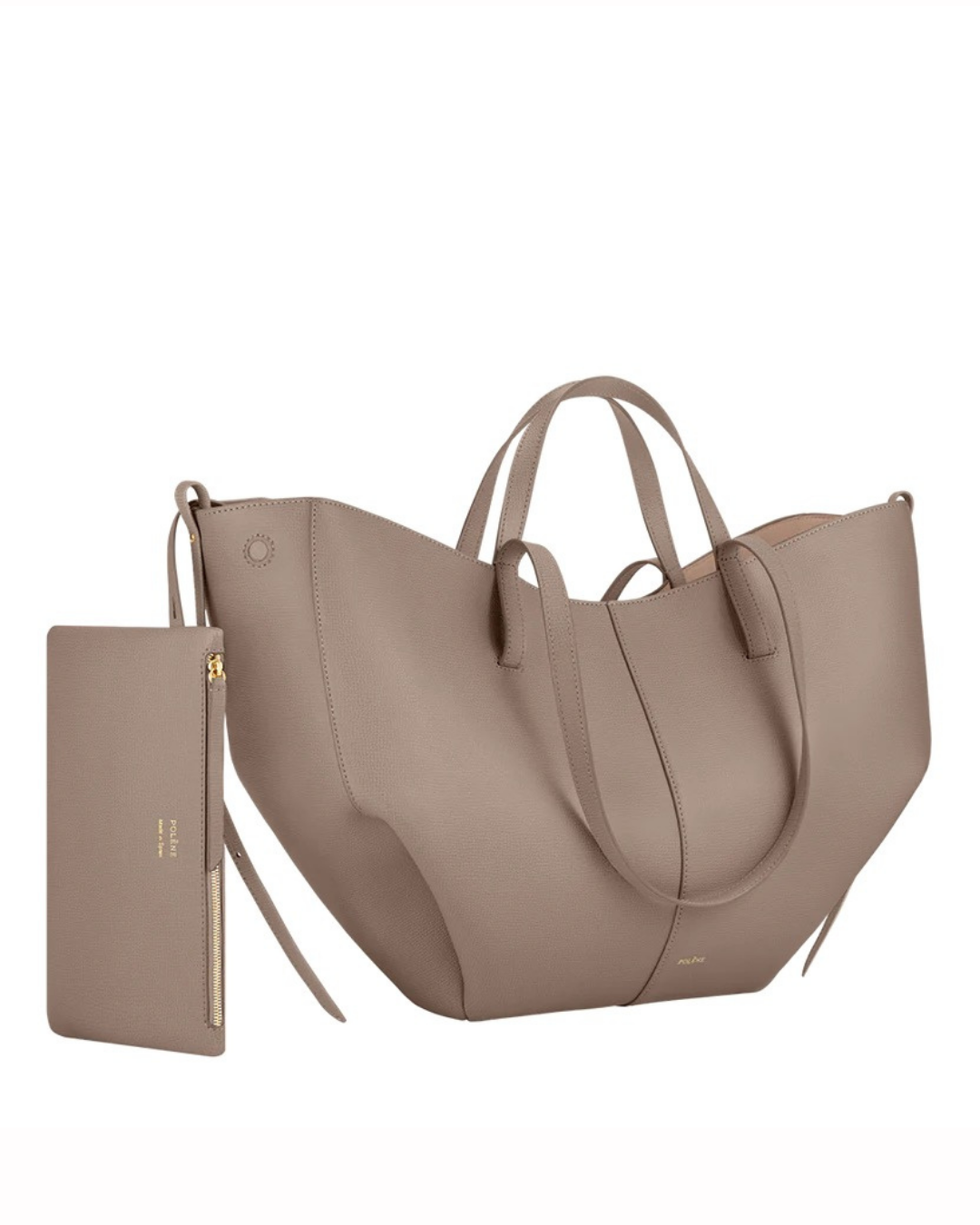 Bolso para mujer de piel de becerro con cierre magnético