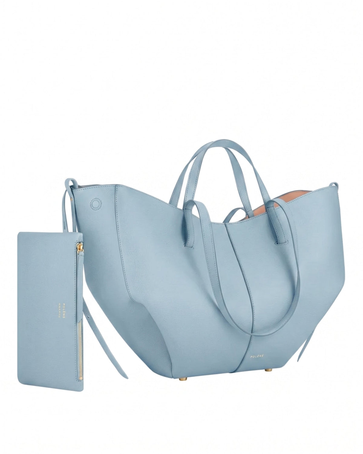 Bolso para mujer de piel de becerro con cierre magnético