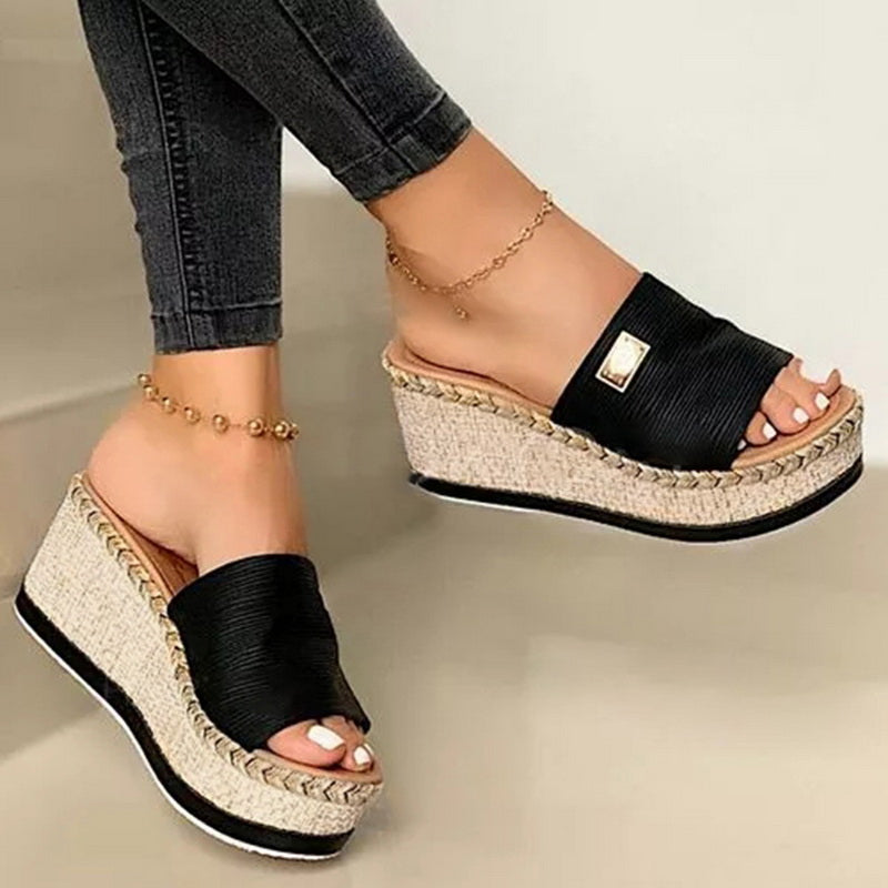 Élise | Sandalias de plataforma elegantes