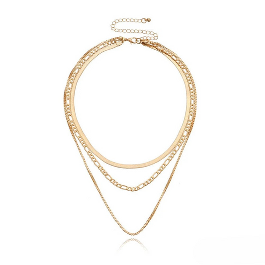 Collar vintage de 3 capas