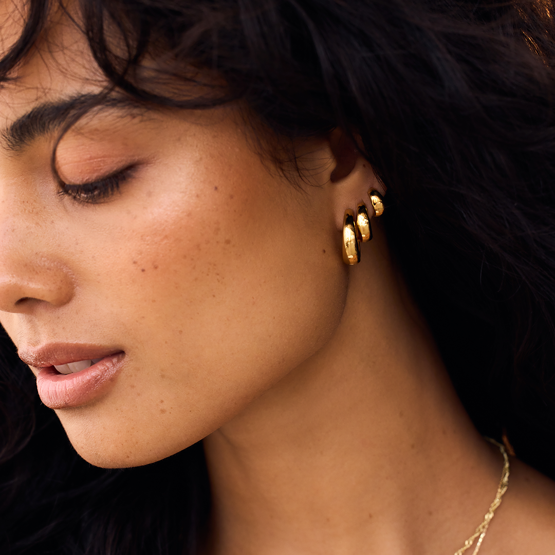 Rhaquellee | Pendientes de oro de 14 quilates