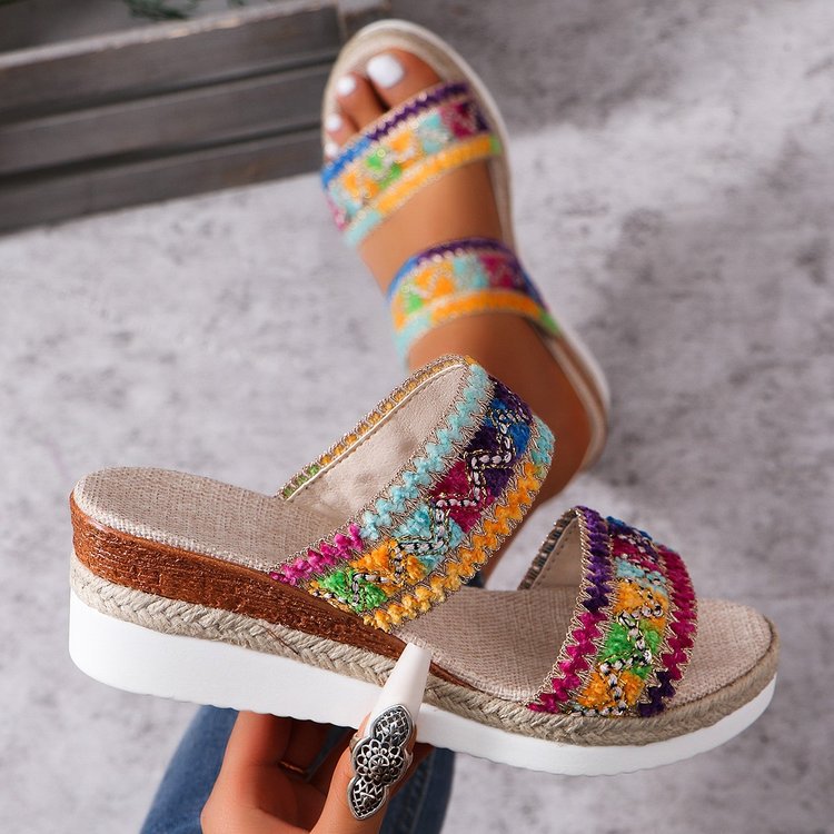 Sandalias trenzadas premium