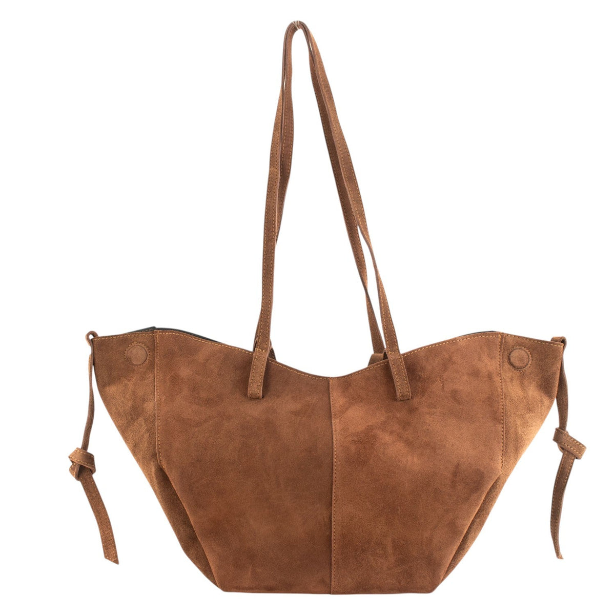 Bolso shopper Piel Pregato Venetto Camel