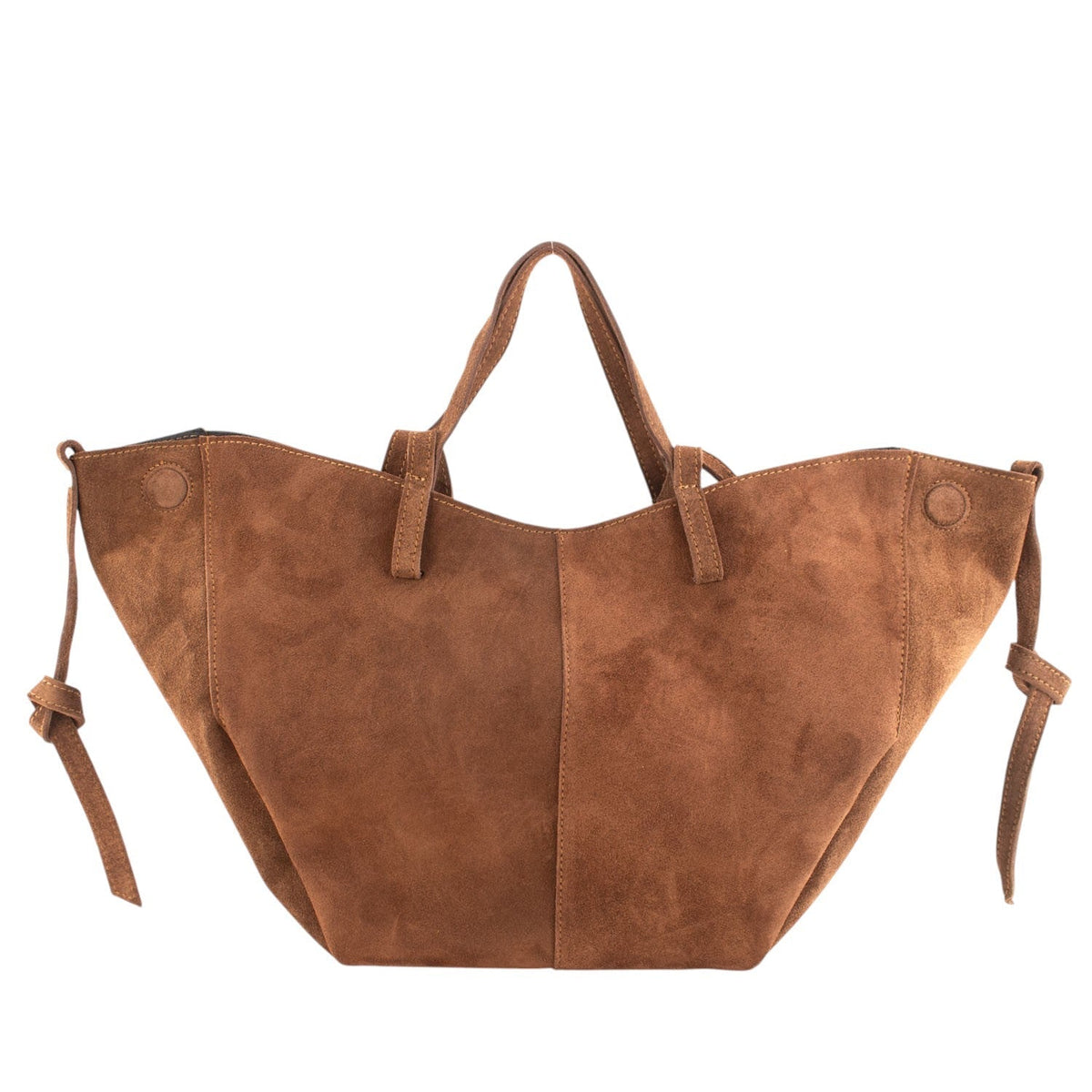 Bolso shopper Piel Pregato Venetto Camel