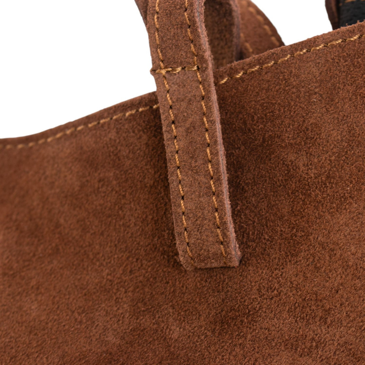 Bolso shopper Piel Pregato Venetto Camel