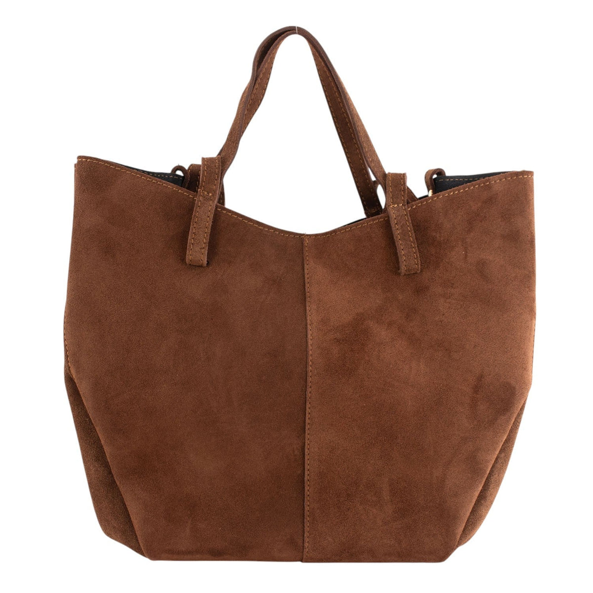 Bolso shopper Piel Pregato Venetto Camel