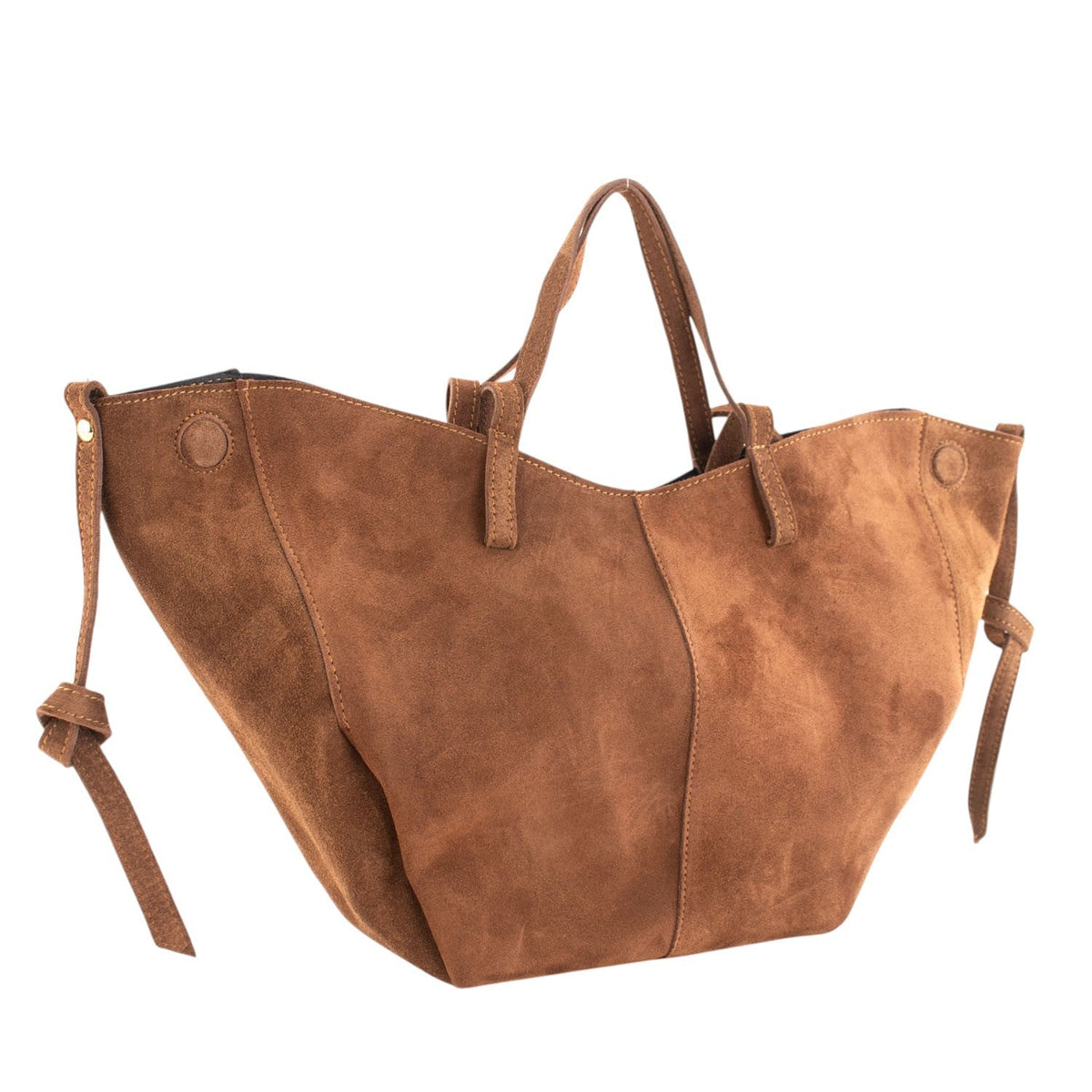 Bolso shopper Piel Pregato Venetto Camel