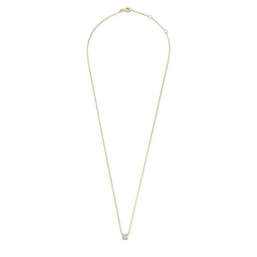 Ysavienna | Collar de moissanita en oro de 14 quilates