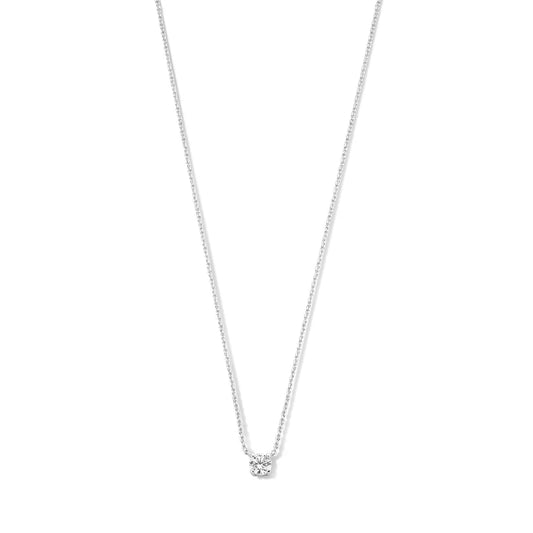 Ysavienna | Collar de moissanita en oro de 14 quilates