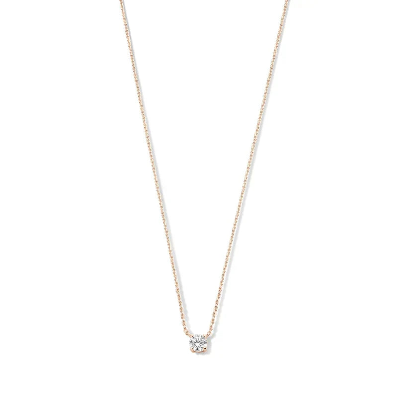 Ysavienna | Collar de moissanita en oro de 14 quilates