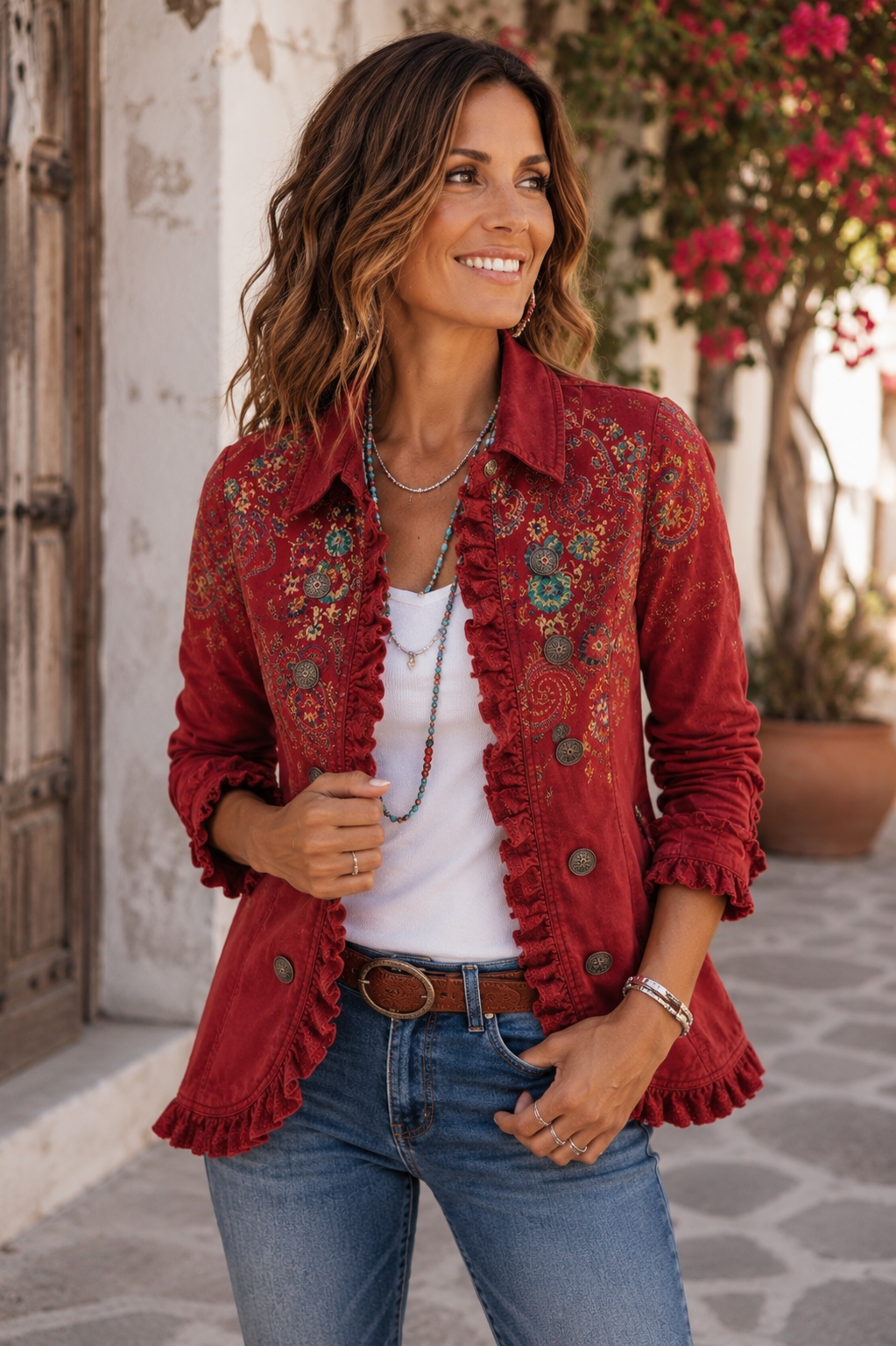 Esperanza | Chaqueta bordada con encanto artesanal